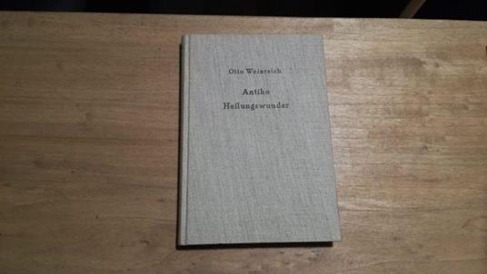 Antike Heilungswunder - copertina