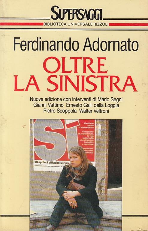 Oltre la Sinistra - Ferdinando Adornato - copertina