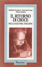 Il ritorno di Croce nella cultura italiana