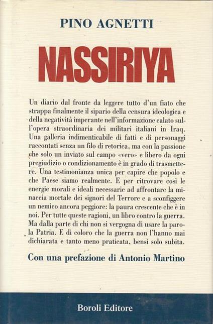Nassiriya - Pino Agnetti - copertina