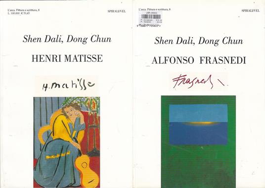 Henri Matisse, Alfonso Frasnedi - Dali Shen,Dong Chun - copertina