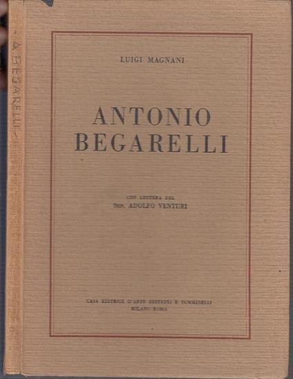 Antonio Begarelli - Luigi Magnani - copertina