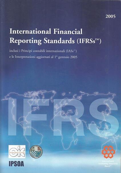 International financial reporting standards - copertina