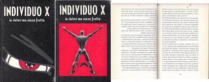 L' individuo X In Sintesi Ma Senza Fretta - copertina