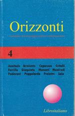 Orizzonti Antologia Linguaggio Poetico