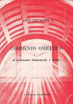 Commento Omiletico Lezionario Domenicale Festivo