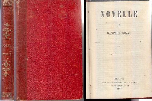 Novelle - Gaspare Gozzi - copertina