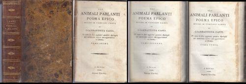 Gli Animali Parlanti 3 Volumi - Giambattista Casti - copertina