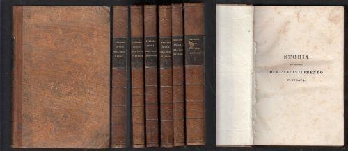 Storia Dell'Incivilimento In Europa 6 Volumi Di: E. Roux Ferrand - copertina