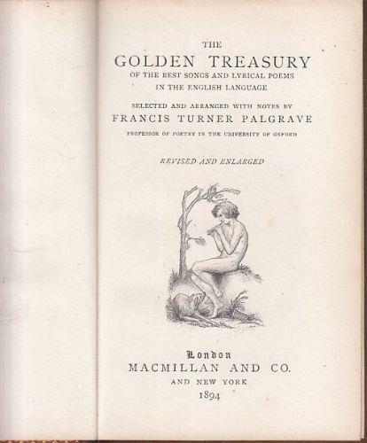 The Golden Treasury - Francis Turner Palgrave - copertina