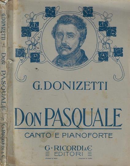 Don Pasquale - Gaetano Donizetti - copertina