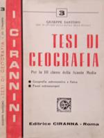 Tesi di Geografia