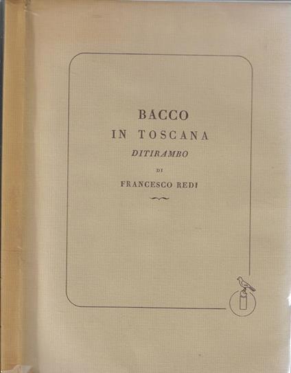 Bacco in Toscana - Francesco Redi - copertina
