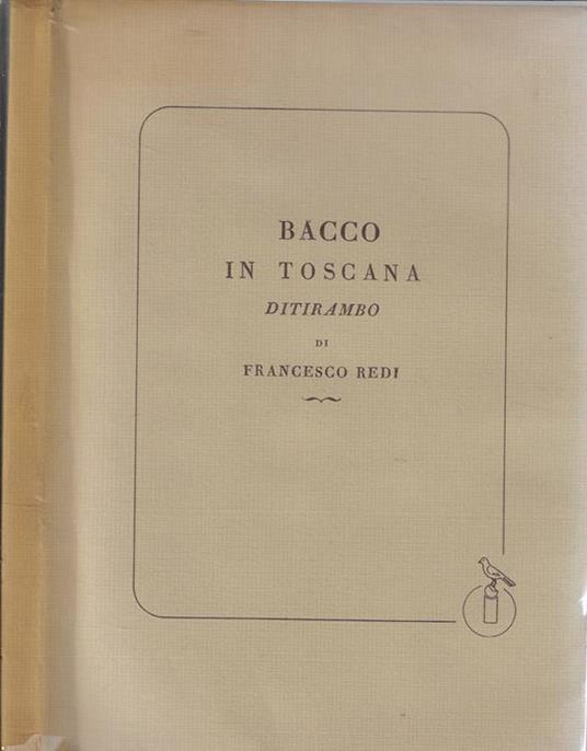 Bacco in Toscana - Francesco Redi - copertina