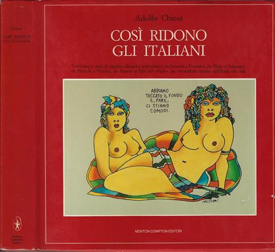 Così ridono gli italiani - Adolfo Chiesa - copertina