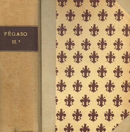 Pegaso rassegna di lettere e arti vol.II parte II, anno 1930 - Ugo Ojetti - copertina