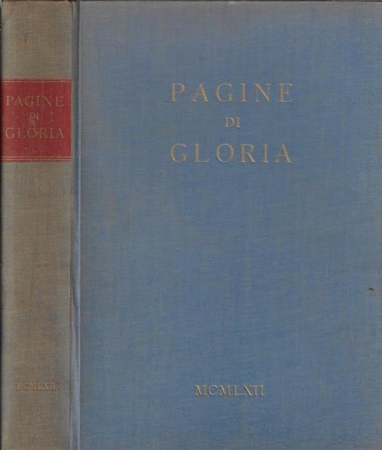 Pagine di gloria - Enrico Tingralli - copertina