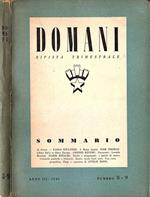 Domani n. 8 - 9. Anno III - 1945