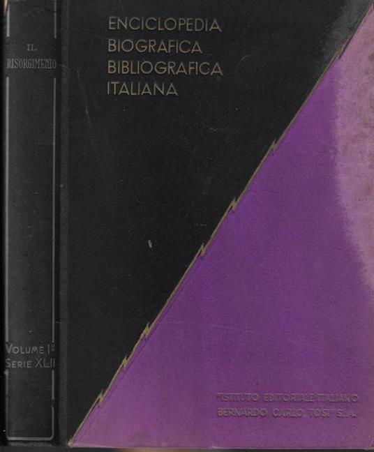 Il risorgimento italiano Vol. I - Almerico Ribera - copertina
