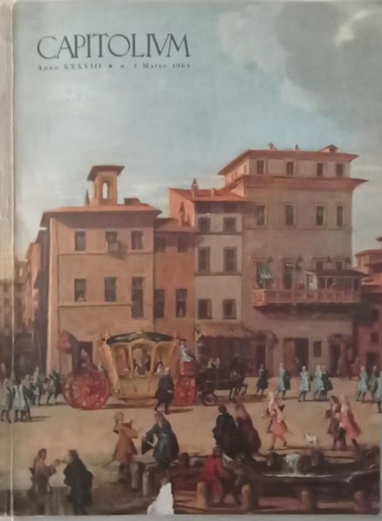Capitolium Anno XXXVII, n.3 1963 - copertina
