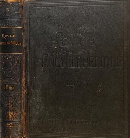Revue Encyclopédique année 1895 - copertina