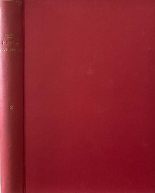 Principii di Scienza economica - Riccardo Bachi - copertina