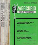 Mercurio. Sintesi del pensiero economico e sociale contemporaneo n. 1-2-3-5-7-8-10-11-12 Anno 1973