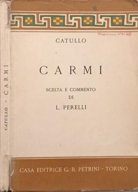 Carmi - copertina