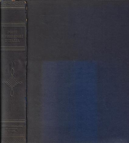 Poeti e prosatori d'Italia - Alfredo Colombo - copertina