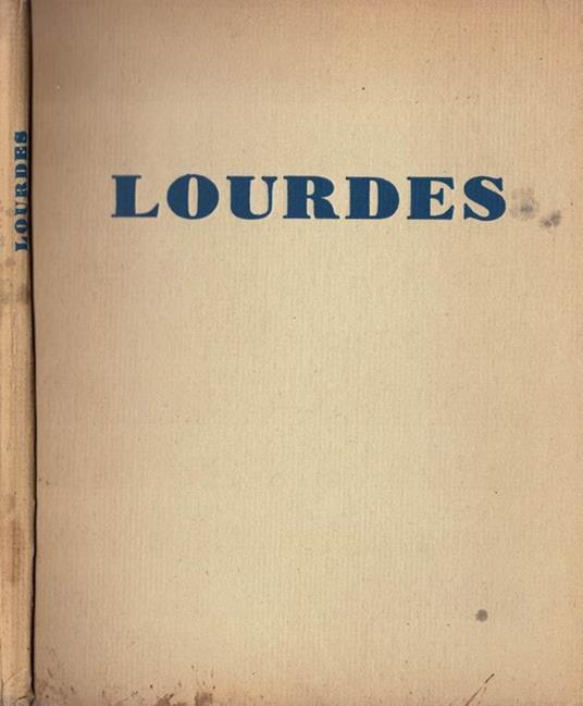 Lourdes - copertina