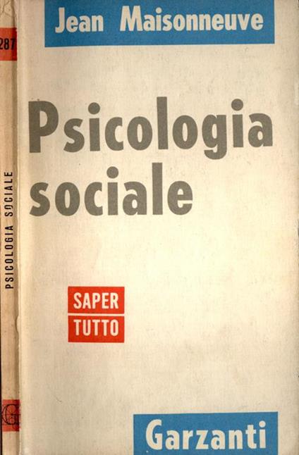 Psicologia sociale - copertina