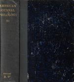 The American Journal of Philology n. 237-238-239-240 Anno 1939