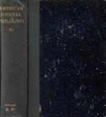 The American Journal of Philology n. 237-238-239-240 Anno 1939