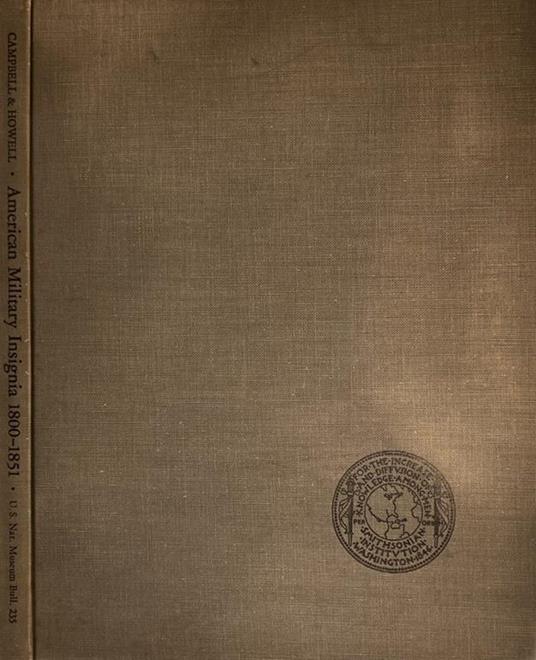 American Military Insignia 1800-1851 - copertina