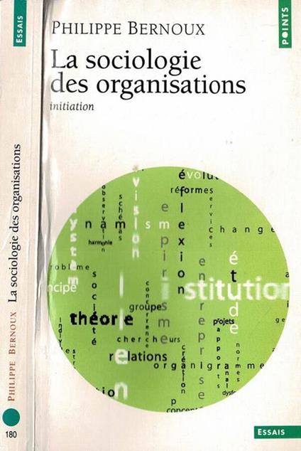La  sociologie des organisations - copertina