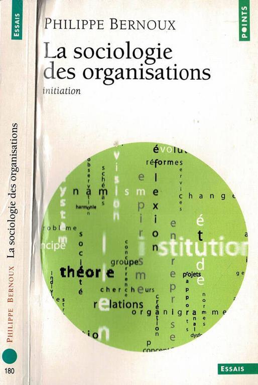 La  sociologie des organisations - copertina