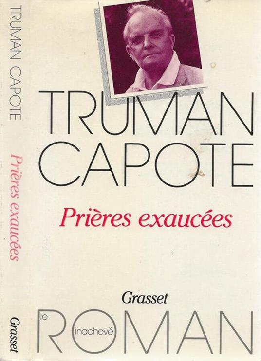 Prières exaucées - Truman Capote - copertina