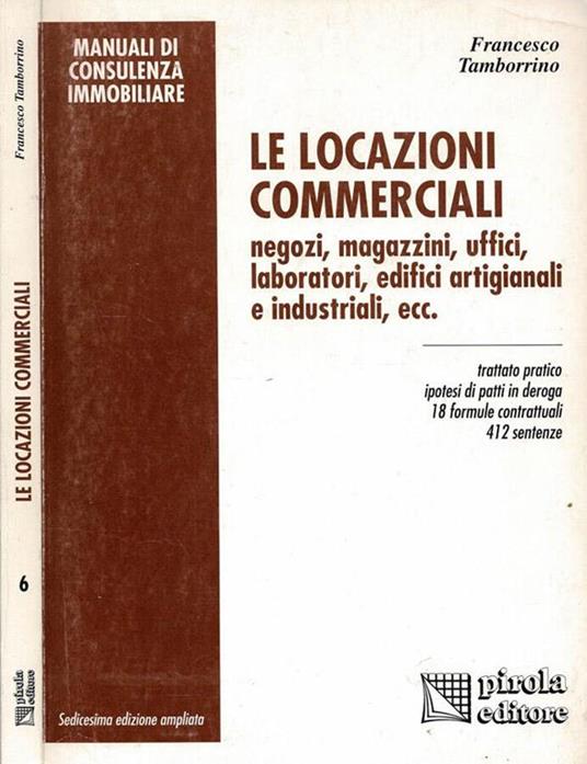Le  locazioni commerciali - Francesco Tamborrino - copertina
