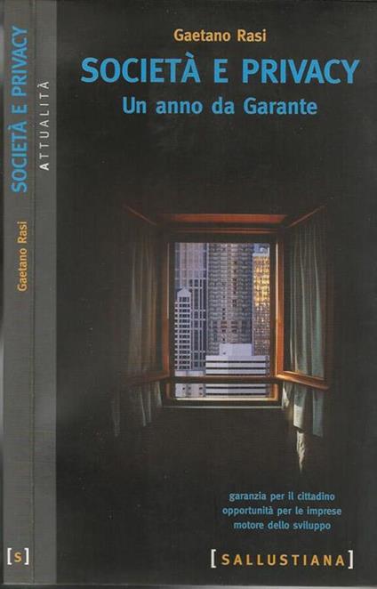 Società e privacy - Gaetano Rasi - copertina