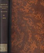 Proceeedings of the American Philosophical Society held at Philadelphia for Promoting useful knowledge Anno 1939