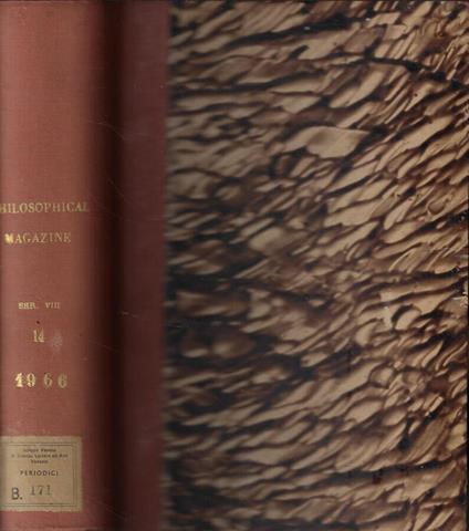 The  Philosophical Magazine July-December 1966 - copertina