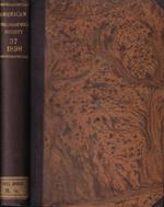 Proceeedings of the American Philosophical Society held at Philadelphia for Promoting useful knowledge January to December 1898