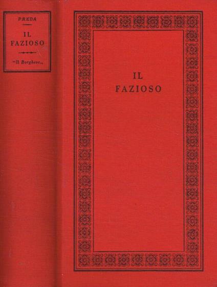 Il  fazioso - Gianna Preda - copertina