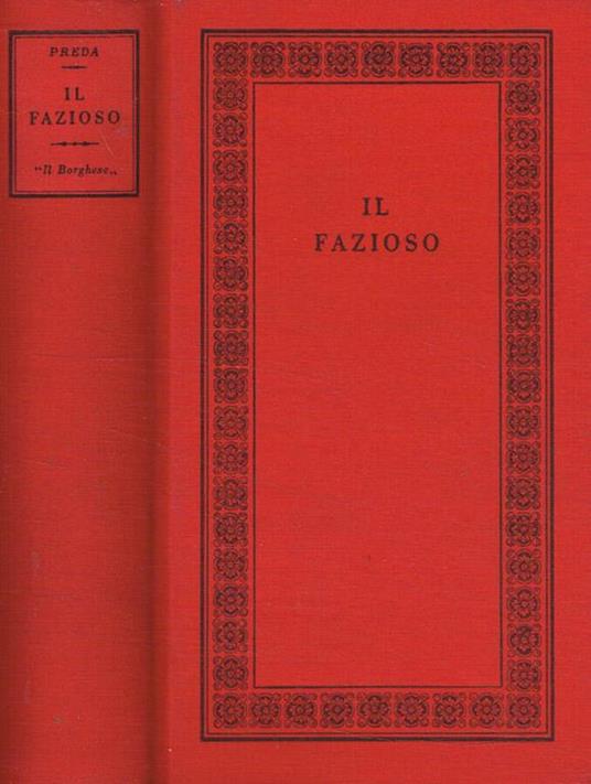 Il  fazioso - Gianna Preda - copertina
