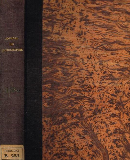 Journal de micrographie. Septieme annee, 1883 - copertina