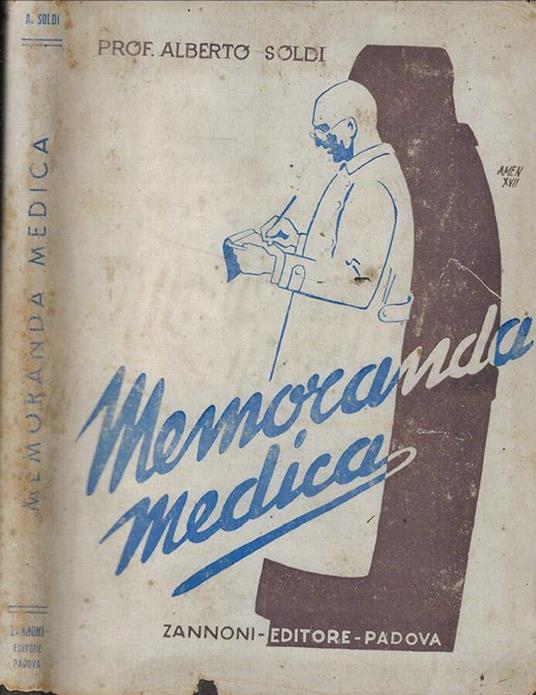 Memoranda medica - Alberto Soldi - copertina