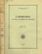 I  georgofili atti della accademia dei georgofili anno 1981 dispensa I-II-III-IV