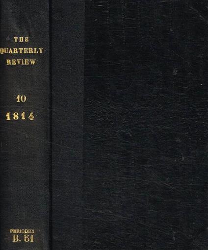 The  quarterly review. October 1913, january 1814 - copertina