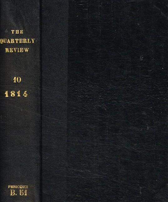 The  quarterly review. October 1913, january 1814 - copertina