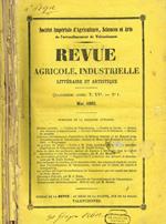 Revue agricole, industrielle litteraire et artistique. Quatorzieme année, tomo XV, 1862